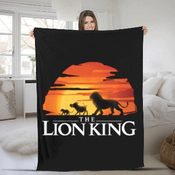 Discover Disney Lion King Sunset Fleece Blankets