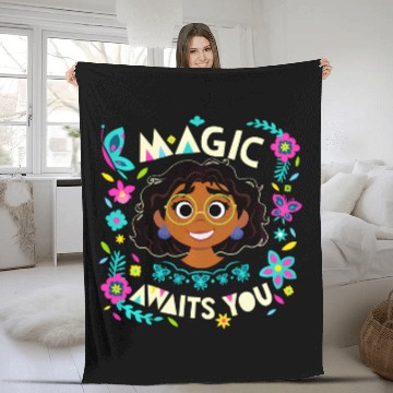 Discover Disney Encanto Mirabel Magic Awaits You Baseball Tees Fleece Blankets