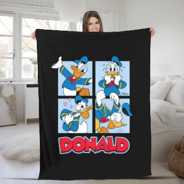 Discover Disney - Donald Duck Grid Zip Fleece Blankets