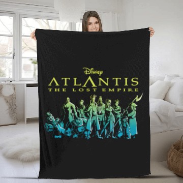 Discover Disney Atlantis The Lost Empire Characters Gradient Zip Fleece Blankets