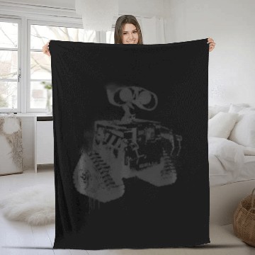 Discover Disney Pixar Wall-E Spray Paint Stencil Fleece Blankets