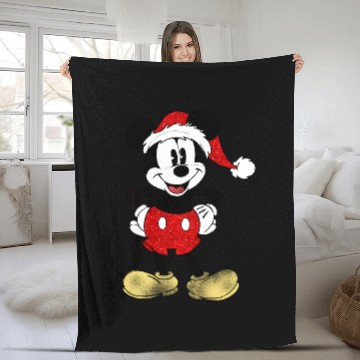 Discover Disney Christmas Mickey Mouse Fleece Blankets