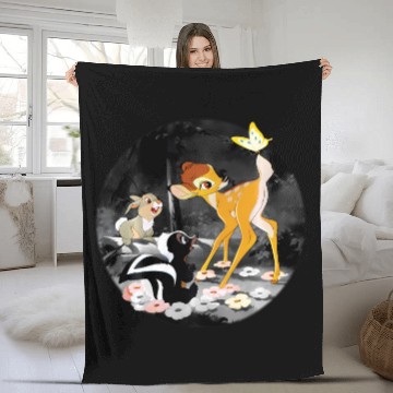 Discover Disney Bambi Playmates Zip Fleece Blankets