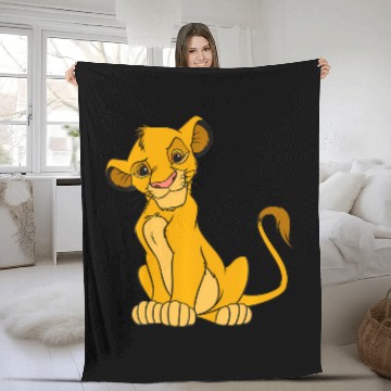 Discover Disney The Lion King Young Simba Crewneck Fleece Blankets