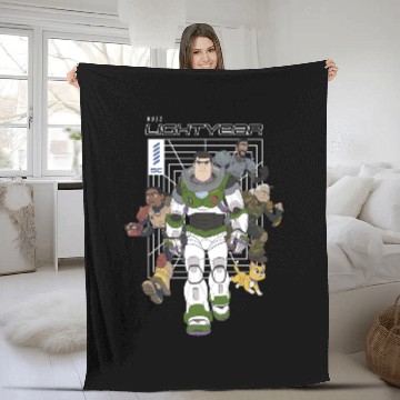 Discover Disney Pixar-Pixar Lightyear Buzz Team Epic Walk Poster Epic Fleece Blankets