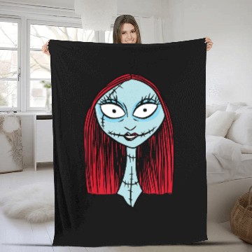 Discover Disney The Nightmare Before Christmas Sally Big Face Fleece Blankets