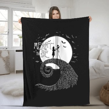 Discover Disney The Nightmare Before Christmas Jack And Sally Fleece Blankets