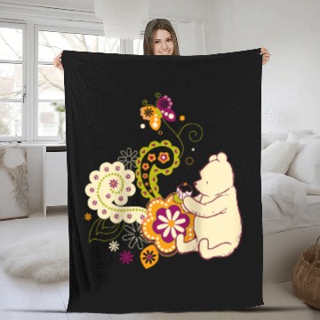 Discover Disneyss Winnie The Pooh Cute Paisley Cupcake Floral Baseball Tees Fleece Blankets