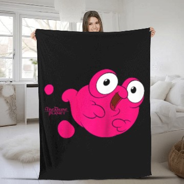 Discover Disney Treasure Planet Morph Pink Blob Raglan Baseball Fleece Blankets Fleece Blankets