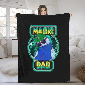 Discover Disney Pixar Onward Magic Dad Retro Portrait Fleece Blankets