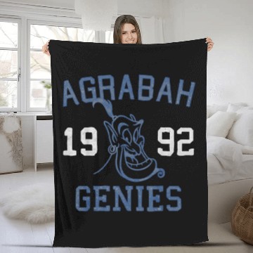 Discover Disney Aladdin Genie Agrabah Genies 1992 Graphic Baseball Tees Fleece Blankets