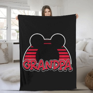 Discover Disneymickey Mouse Grandpa Fleece Blankets