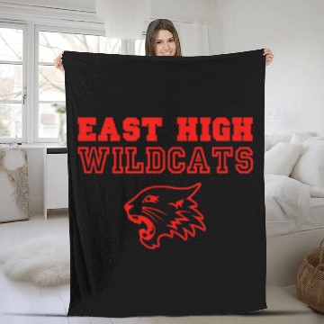 Discover Disney Channel High School Musical East High Fleece Blankets