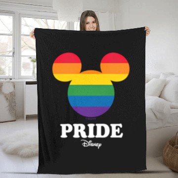 Discover Disney - Gay Pride Baseball Tees Fleece Blankets