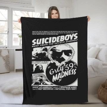 Discover Suicideboys Fleece Blankets, Suicideboys Fleece Blankets, Suicideboys Rapper Fleece Blankets