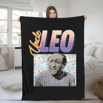 Discover Uncle Leo 90s Style Aesthetic Design - Seinfeld Tv Show - Fleece Blankets
