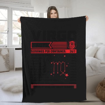 Discover Birthday Virgo Facts Fleece Blankets