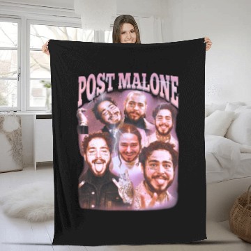 Discover Post Malone Fleece Blankets, Post Malone Printed Graphic Fleece Blankets