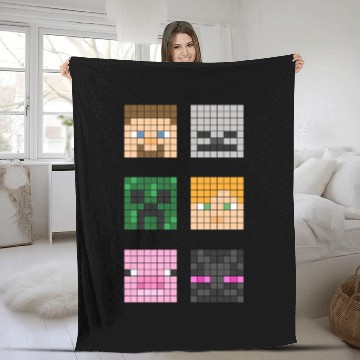 Discover Famous characters - Minecraft - Fleece Blankets