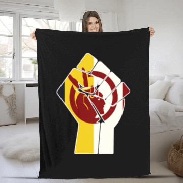 Discover American Indian Movement Flag Fleece Blankets