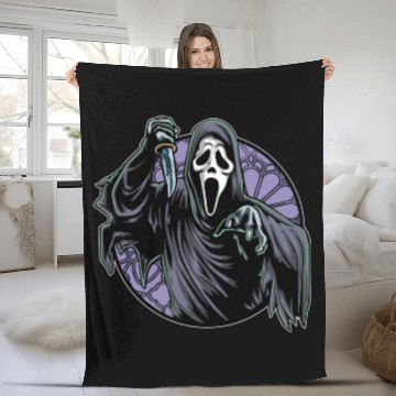Discover Ghostface from Scream - Ghostface - Fleece Blankets