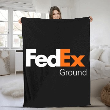 Discover FedEx Ground Fleece Blankets