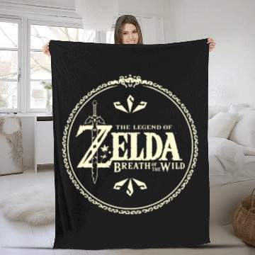 Discover Zelda Breath Of The Wild Fleece Blankets