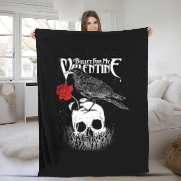 Discover Bullet For My Valentine – Raven Fleece Blankets Fleece Blankets