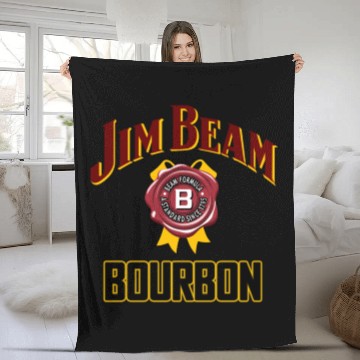 Discover jim beam BOURBON Fleece Blankets