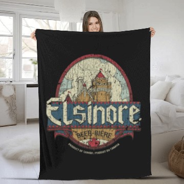 Discover Elsinore Beer 1983 Fleece Blankets