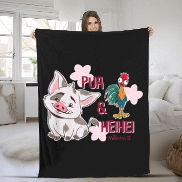 Discover Disneyss Moana 2 Pua Hei Hei Tropical Duo Fleece Blankets