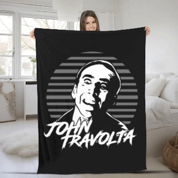 Discover John Travolta - Nicolas Cage - Fleece Blankets