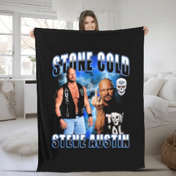 Discover stone cold steve austin Fleece Blankets