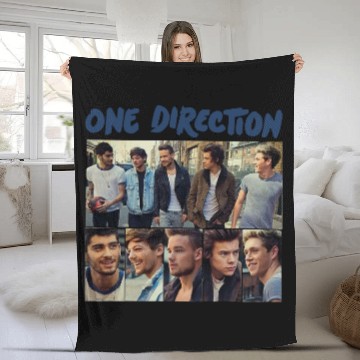 Discover One Direction Zip Fleece Blankets