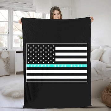 Discover I Support Taco Bell Workers - Baja Blast - Fleece Blankets