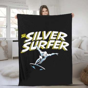 Discover The silver surfer Retro - Silver Surfer - Baseball Tees Fleece Blankets