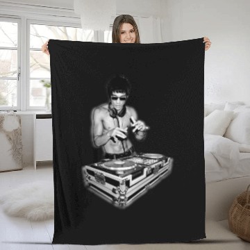 Discover Dj Bruce Lee Fleece Blankets