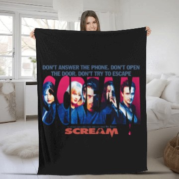 Discover Scream Movie Vintage Fleece Blankets