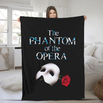 Discover The Phantom of The Opera Broadway Fleece Blankets
