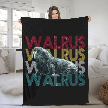 Discover Walrus - Walrus - Fleece Blankets