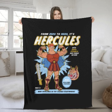 Discover Vintage Hercules  3D Fleece Blankets, Disney Hercules Megara