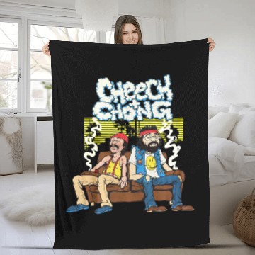 Discover Cheech and Chong Stick Together Fleece Blankets