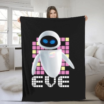 Discover Disney Pixar Wall-E Geometric Eve Baseball Tees Fleece Blankets