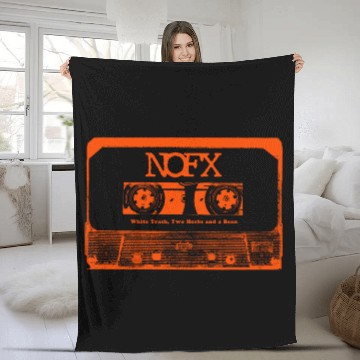 Discover Nofx Cassette Tape - Nofx - Fleece Blankets