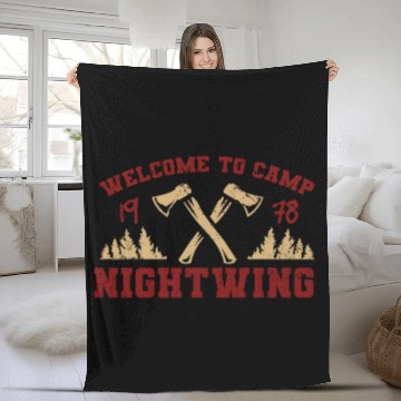 Discover welcome to camp nightwing 1978 - Fear Street - Fleece Blankets