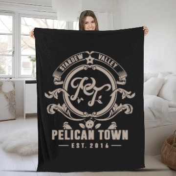 Discover Stardew Valley Pelican Town EST 2016 - Stardew Valley - Fleece Blankets