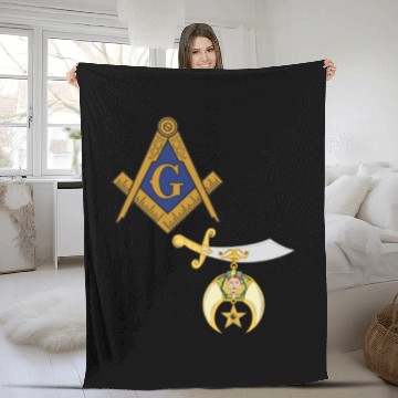 Discover Mason Shriner Split Masonic Shrine Noble Gift Fleece Blankets Fleece Blankets