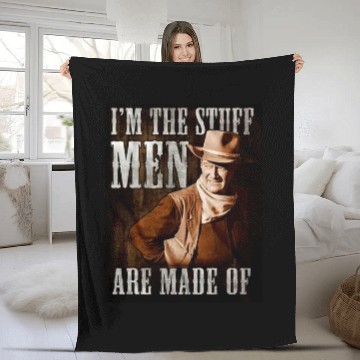 Discover American Classics John Wayne The Stuff Fleece Blankets Fleece Blankets