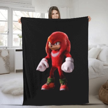 Discover Sonic 2 Knuckles Movie Character Fan Hawaiians Fleece Blankets