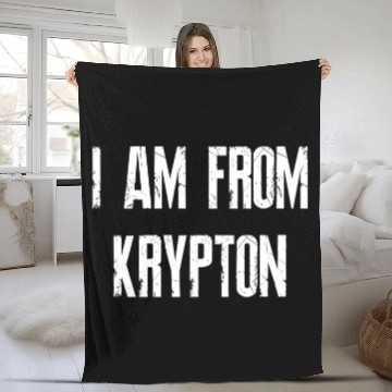 Discover I Am From Krypton - Superman - Fleece Blankets